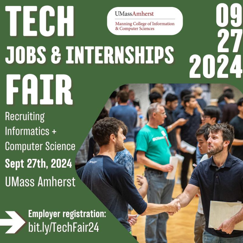 Tech Jobs & Internships Fair September 27, 2024